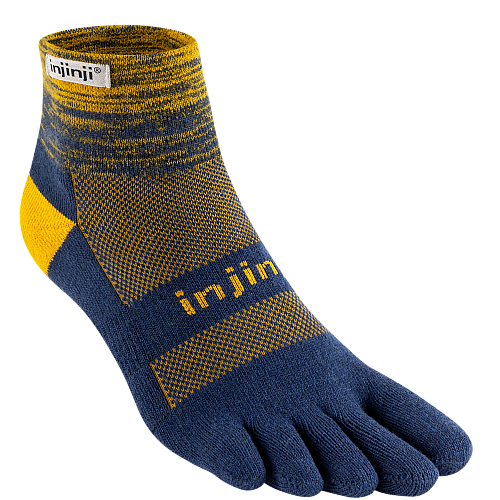Injinji Trail Midweight Mini Crew Zehensocken | Mitteldick | Moonlit Blau
