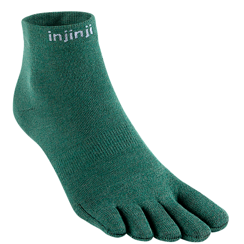 Injinji Liner Mini Crew Zehensocken | Ultrad�nn | Agave Gr�n
