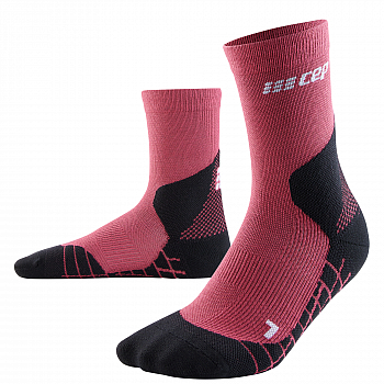 CEP Hiking Light Merino Mid Cut Compression Socks Damen | Berry