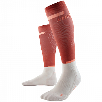 CEP The Run 4.0 Compression Socks Damen | Red Off White