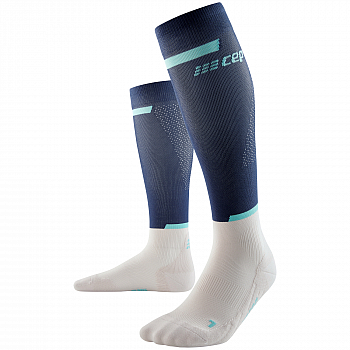 CEP The Run 4.0 Compression Socks Herren | Blue Off White