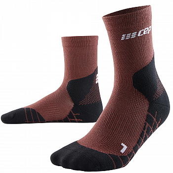 CEP Hiking Light Merino Mid Cut Compression Socks Herren | Brown