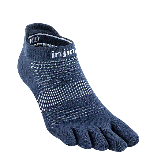 Injinji Run Lightweight No Show Zehensocken | D�nn | Navy Blau