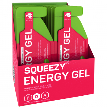 SQUEEZY Energy Gel | Box mit 12 Gels