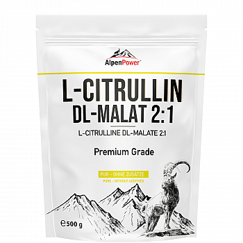 AlpenPower L-Citrullin DL-Malat 2:1 | Vegan