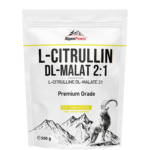AlpenPower L-Citrullin DL-Malat 2:1 | Vegan