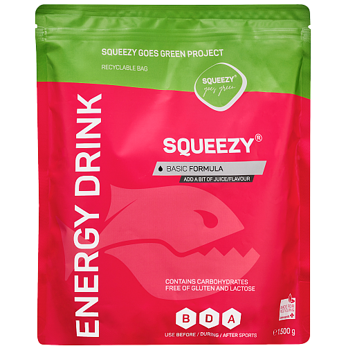SQUEEZY Energy Drink Basic Formula *1500 g Beutel*