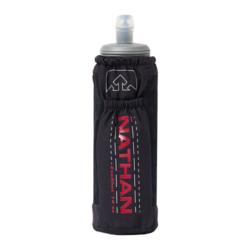 NATHAN Exoshot 2.0 Softflask 414 ml Trinkflasche | Schwarz