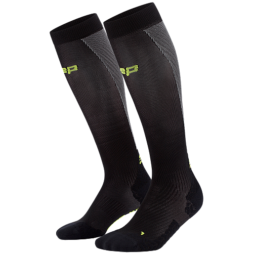 CEP Core Run Ultralight Compression Socks Herren | Black Grey