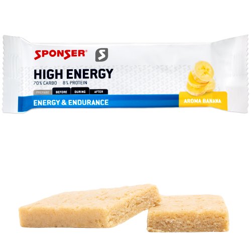 Banane High Energy Bar 45 g Riegel Sponser