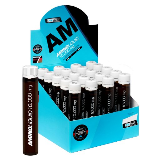 AM SPORT Aminosuren Liquid | Box mit 20 Ampullen