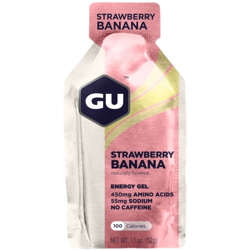 Erdbeere Banane 32 g Beutel Energy Gel GU