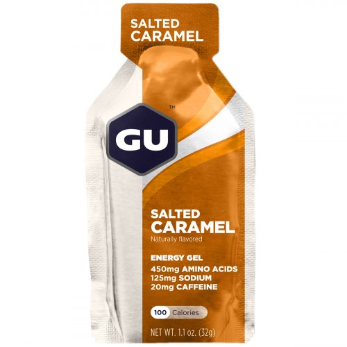 Salziges Karamell 32 g Beutel Energy Gel GU