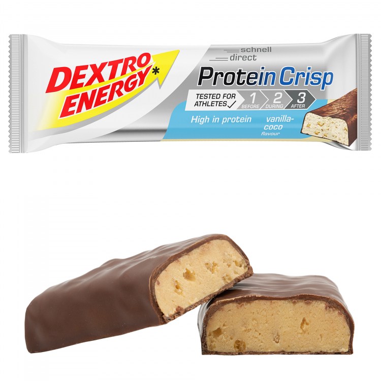 Vanille - Kokos Protein Crisp Riegel Dextro Energy