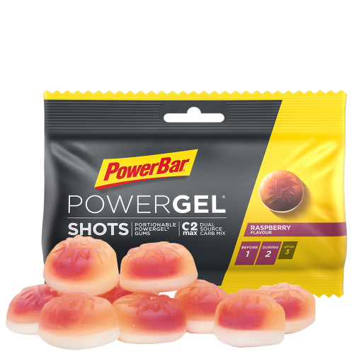 PowerBar PowerGel Shots Raspberry 60 g Beutel