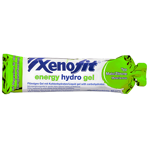 Xenofit Energy Hydro Gel Mate Zitrone 60 ml Beutel