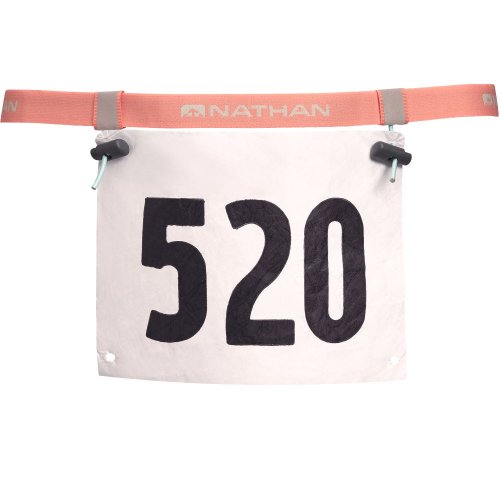 NATHAN Race Number Belt 2.0 Startnummernband | Black - Bild 3