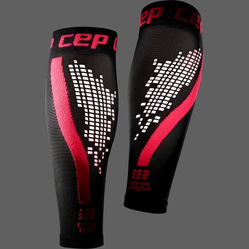 CEP Nighttech Compression Calf Sleeves Damen | Black Pink - Bild 2