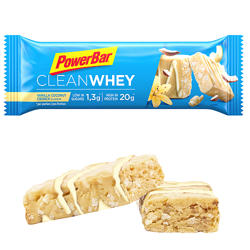 PowerBar Clean Whey Proteinriegel Vanille-Kokos