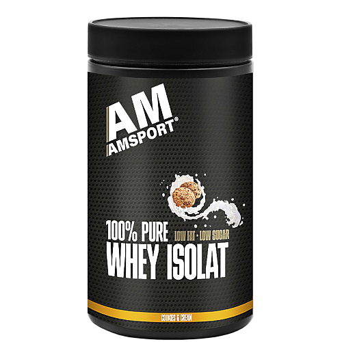 AM Sport 100 % Pure Whey Isolat | Cookies & Cream | 700 g