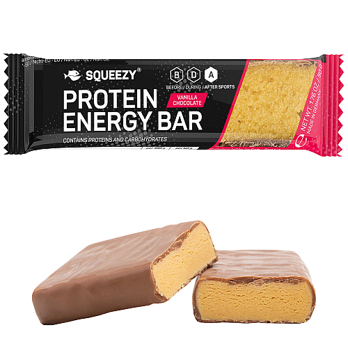 Squeezy Protein Energy Bar Vanilla Chocolate | 50 g