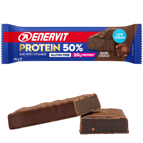 Dark Chocolate Protein Bar 50% Glutenfrei Enervit
