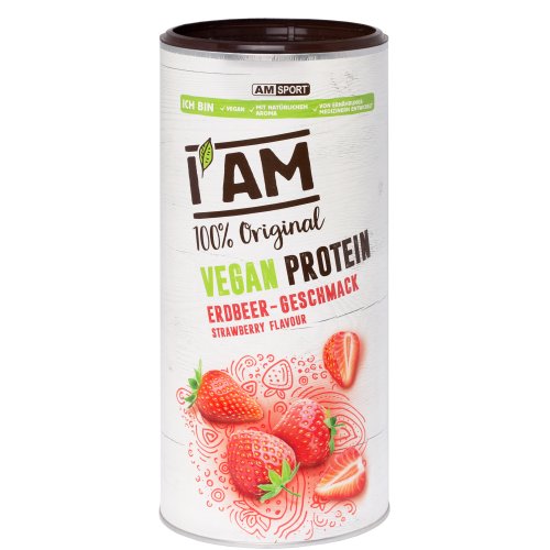 AM Sport I'AM Vegan Protein Erdbeere 450 g Dose