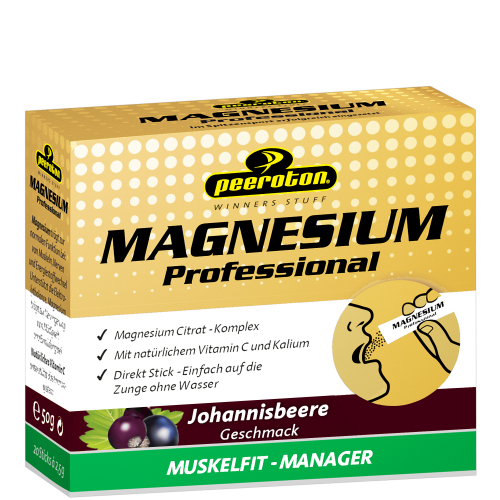 Peeroton Magnesium Professional Direkt Sticks  20 Sticks  2,5 g