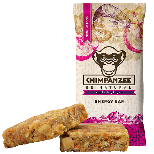 CHIMPANZEE Energy Bar Riegel Testpaket Apple-Ginger