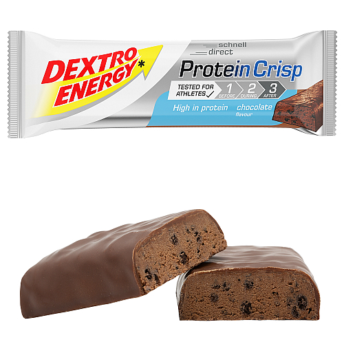 Schokolade Protein Crisp Riegel Dextro Energy
