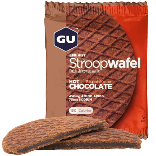 GU Stroopwafel Energiewaffel Testpaket Heie Schokolade