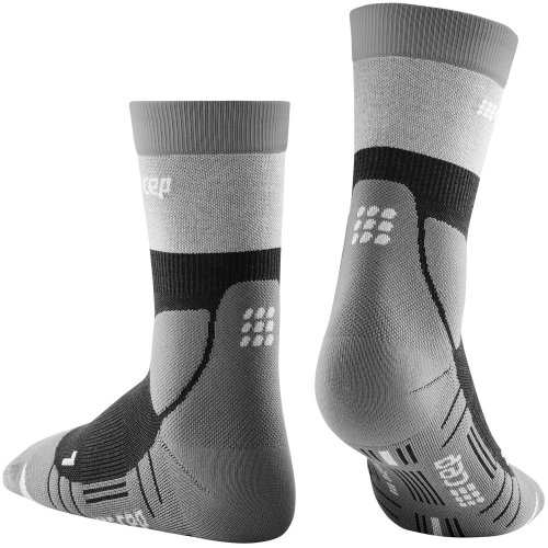 CEP Hiking Light Merino Mid Cut Compression Socks Herren Stonegrey