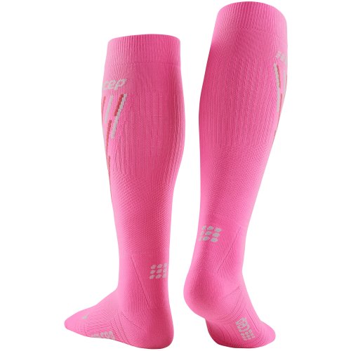 CEP Ski Thermo Compression Socks Damen Flash Pink Rckansicht