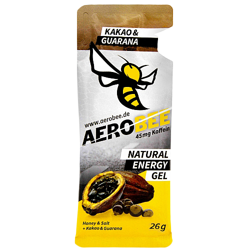 AEROBEE Natural Energy Gel Testpaket Kakao & Guarana