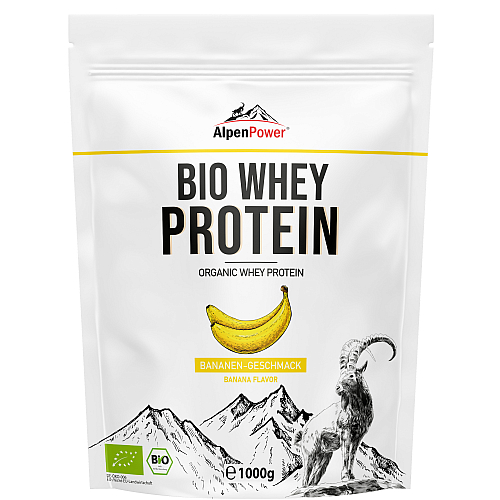 Alpenpower Whey Bio Protein 1000 g Banana