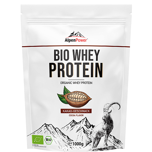 Alpenpower Whey Bio Protein 1000 g Kakao