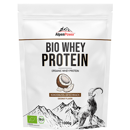 Alpenpower Whey Bio Protein 1000 g Coconut