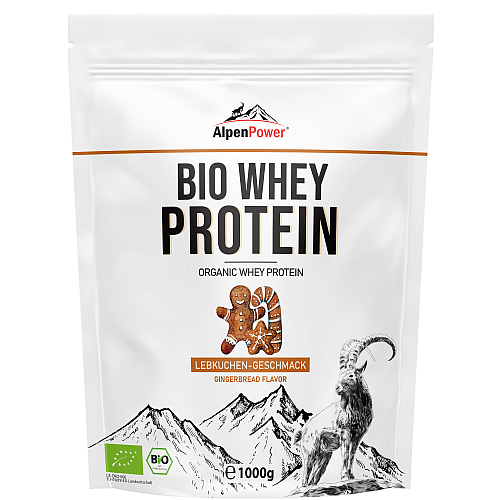Alpenpower Whey Bio Protein 1000 g Gingerbread