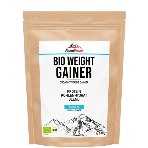 AlpenPower Bio Weight Gainer 500 g Beutel *DE-KO-006*