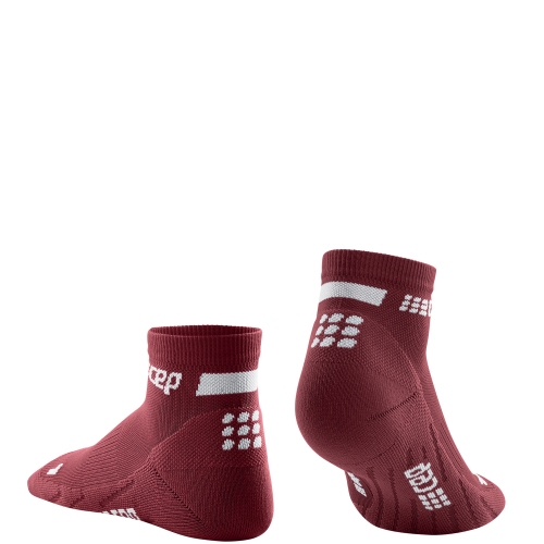 CEP The Run 4.0 Low Cut Compression Socks Damen | Dark Red