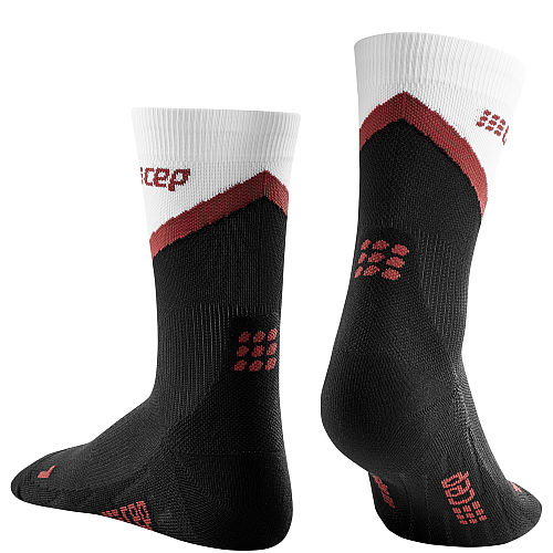 CEP The Run 4.0 Mid Cut Compression Socks Damen | Chevron Black