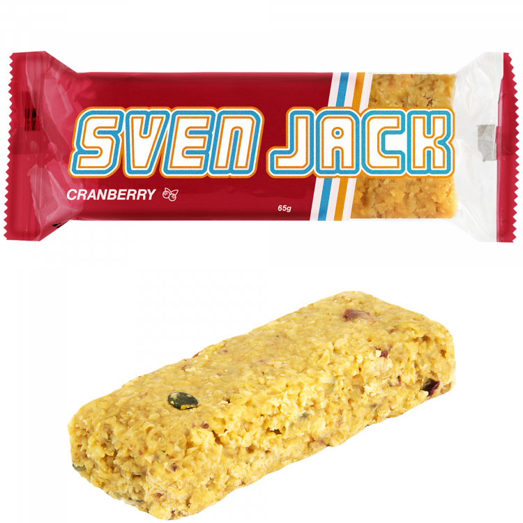 SVEN JACK Energy Oat Bar 65 g Cranberry