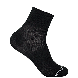 WRIGHTSOCK Coolmesh II Quarter | Dnn | Schwarz