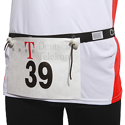 Cona Sports Startnummernband *Mit Kordelstopper*