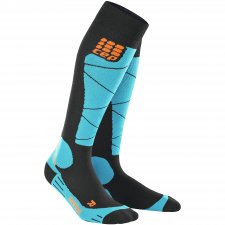 CEP Ski Merino Compression Socks Damen | Black Azur
