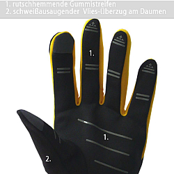 NATHAN Bronco Handschuhe *stark reflektierend*