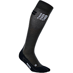 CEP Run Merino Compression Socks Herren | Anthracite Black