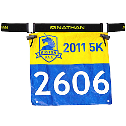 NATHAN Race Number Belt 2.0 Startnummernband | Black