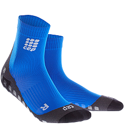 CEP Run Griptech Short Cut Compression Socks Herren | Blue