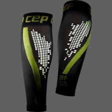 CEP Nighttech Compression Calf Sleeves Herren | Black Green